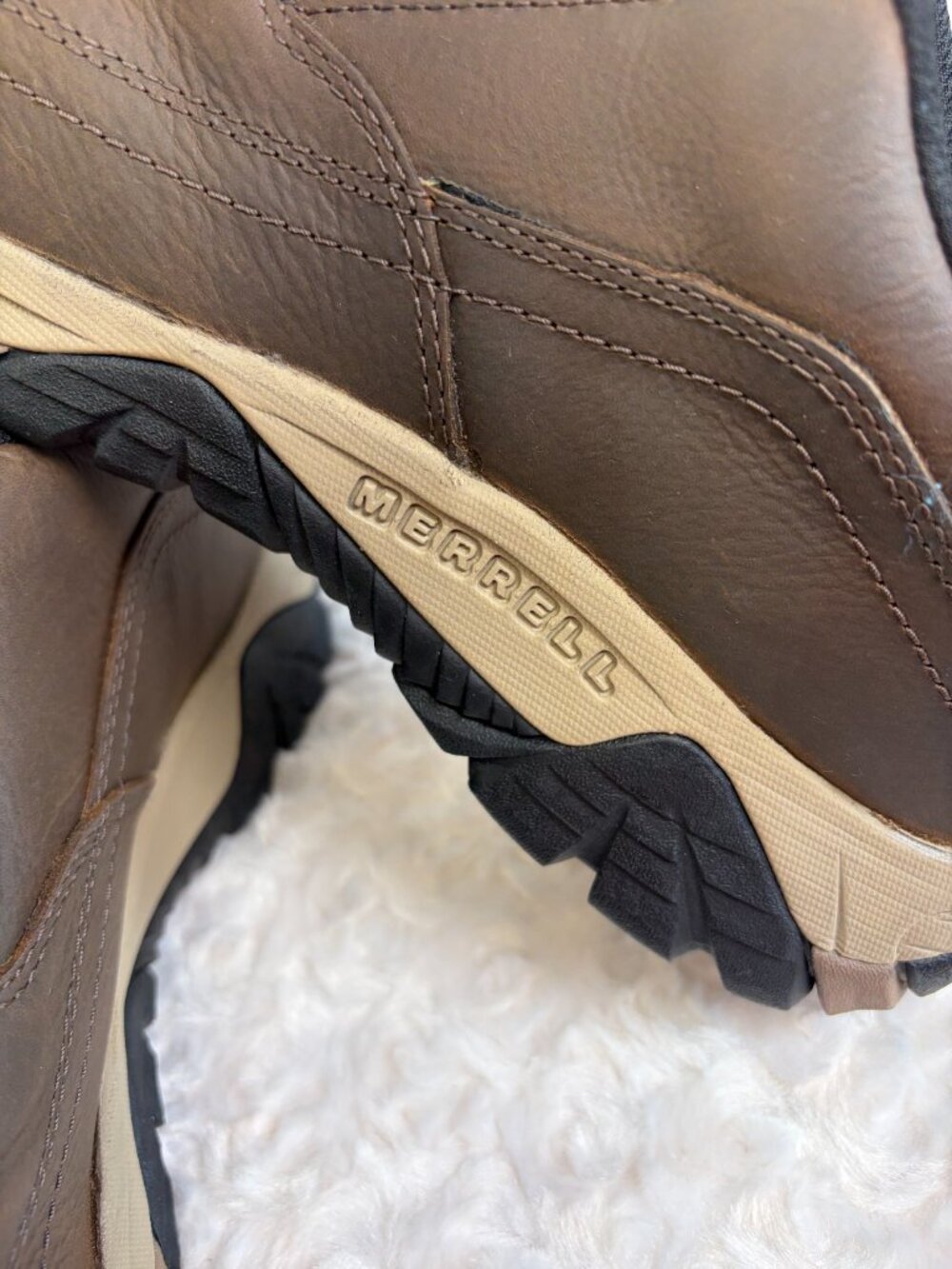New Mens Merrell Moab Adventure Moc waterproof full grain leather and carbon toe - Picture 2 of 9